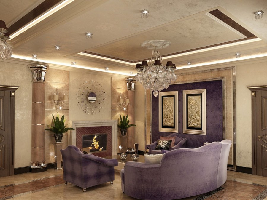 Потолок арт деко