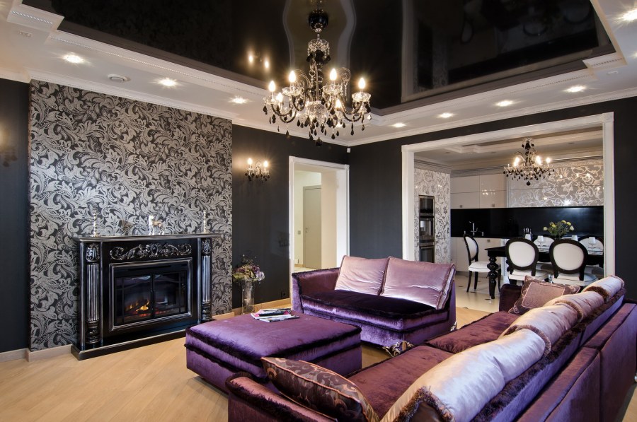 Камин в стиле арт деко