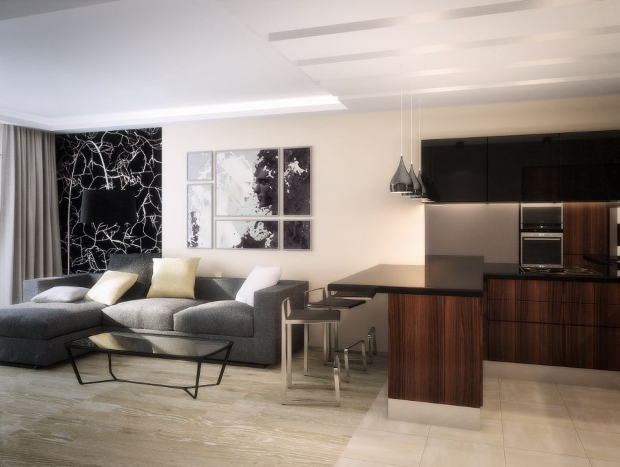 Пик евродвушка кухня гостиная