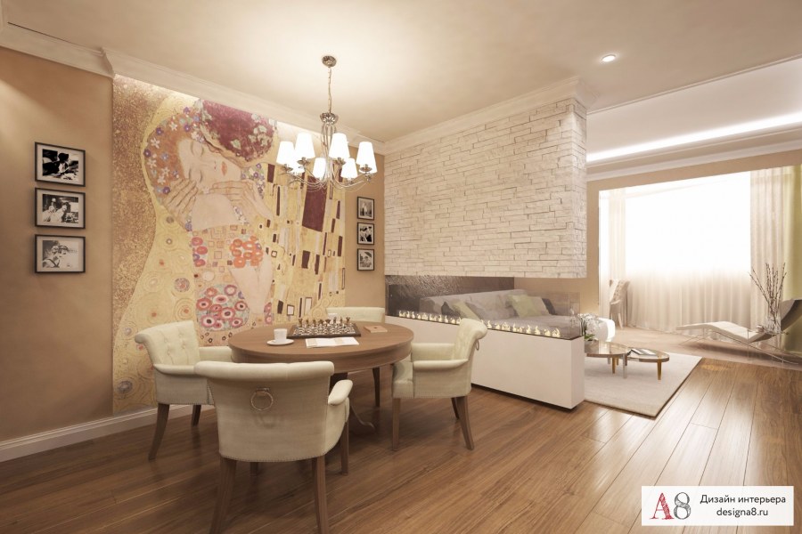 Красивый интерьер в евродвушках