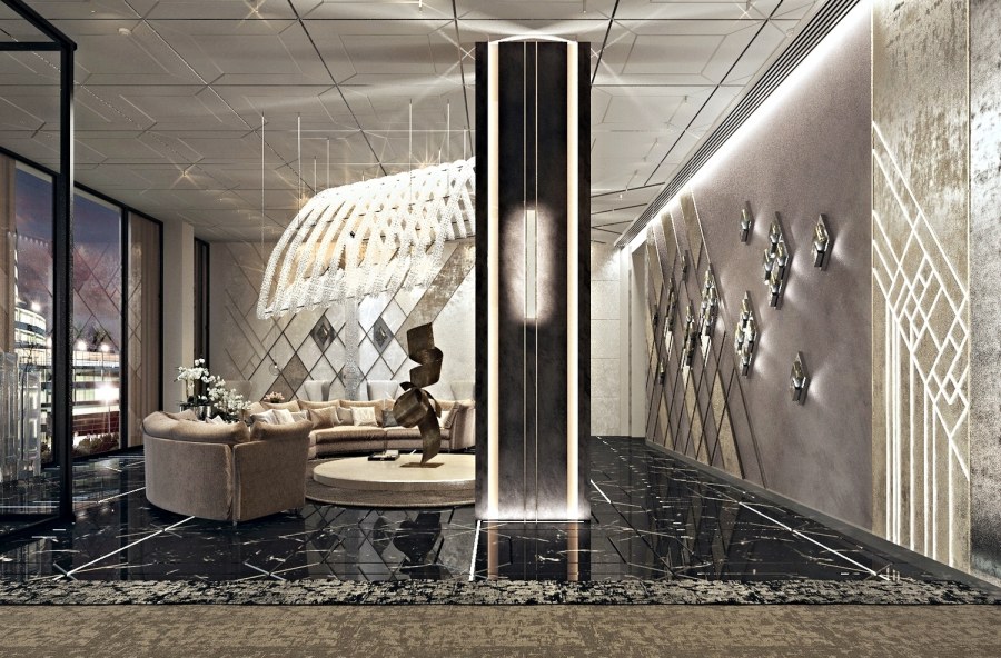 Клубный дом интерьер