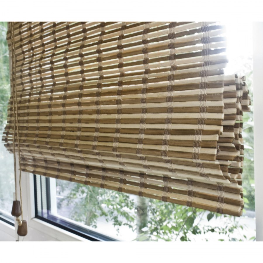 Римская штора Эскар бамбук