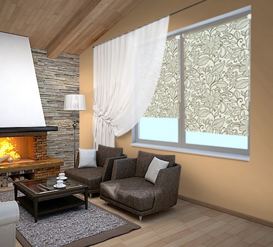 Рулонная штора уют 8913 Япония