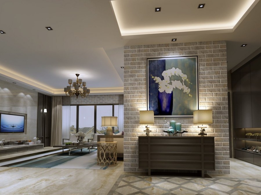 Камень в интерьере