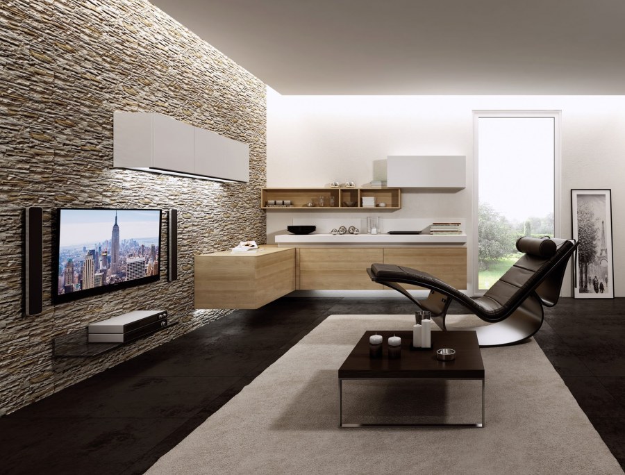 Декоративный камень в интерьере