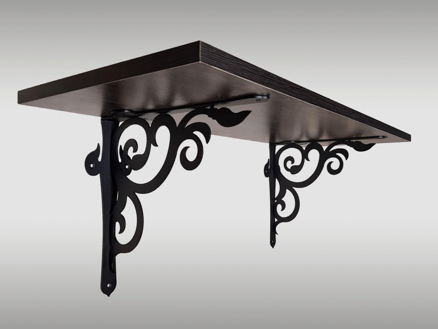 Кованые уголки для полок