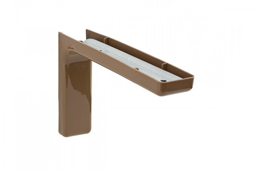 Полкодержатель 119х77,5х25 коричневый