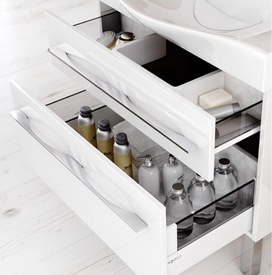 Тумба с раковиной Aqwella "Милан" 80