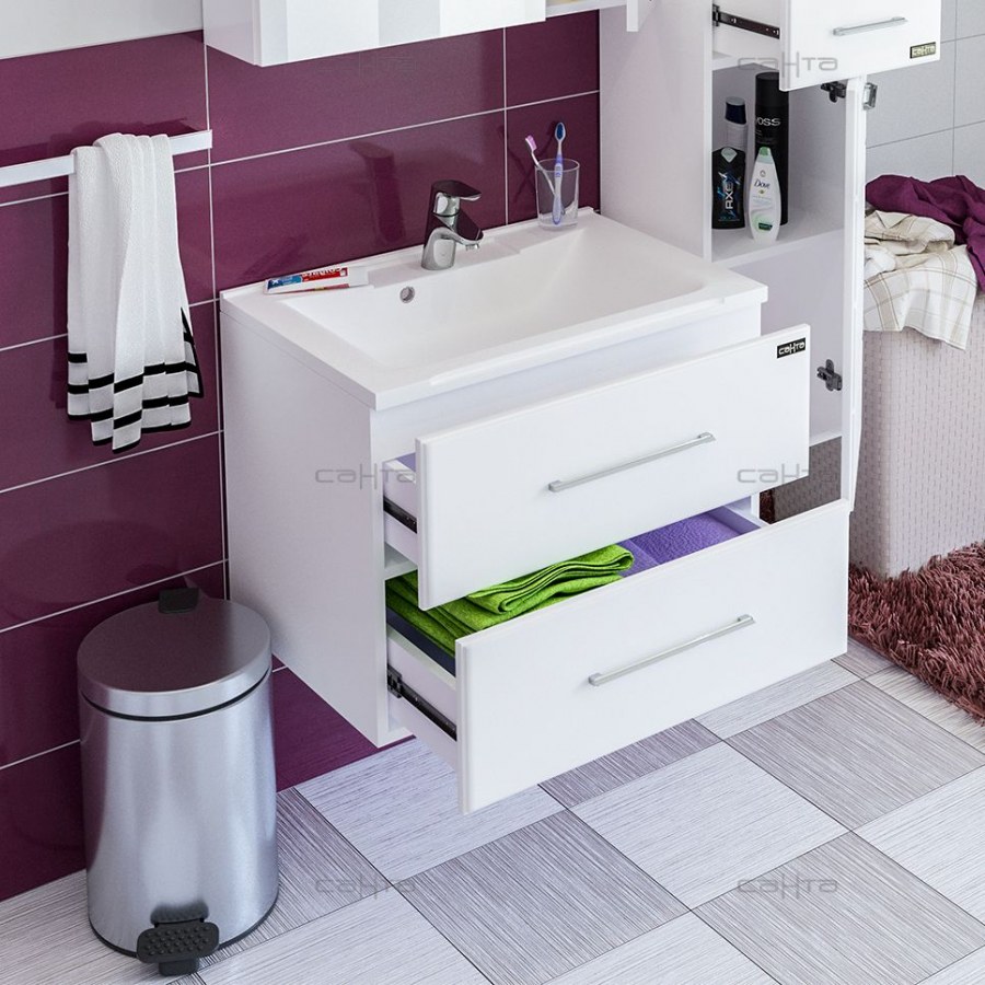 Тумба подвесная Санта Омега 70