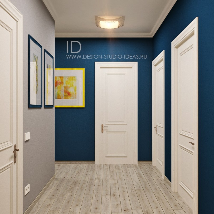 Синяя прихожая