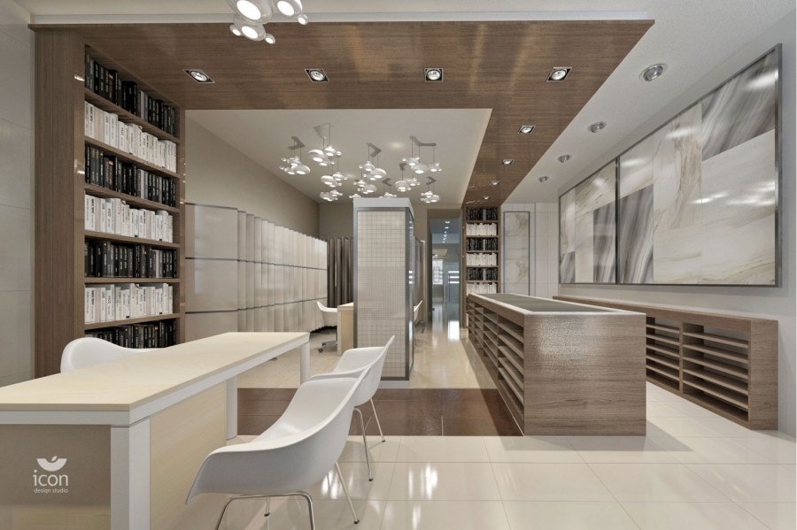 Парикмахерская в эко стиле