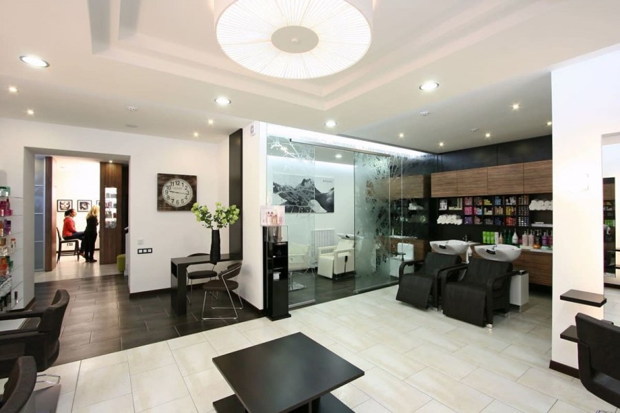 Интерьер парикмахерской в стиле Минимализм