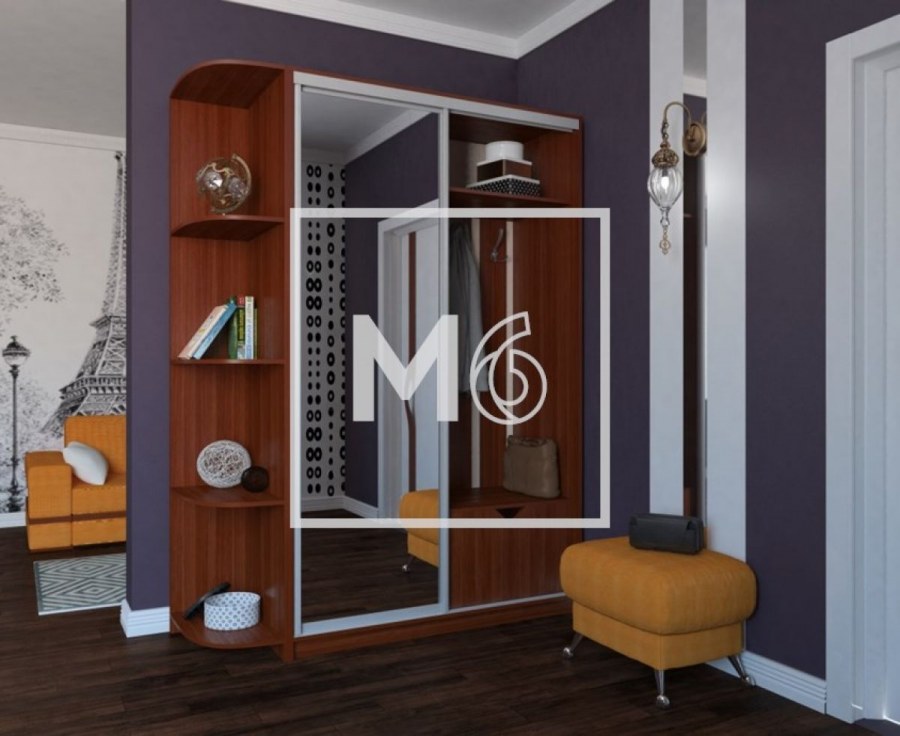 Шкаф купе итальянский орех 1500х600х2300