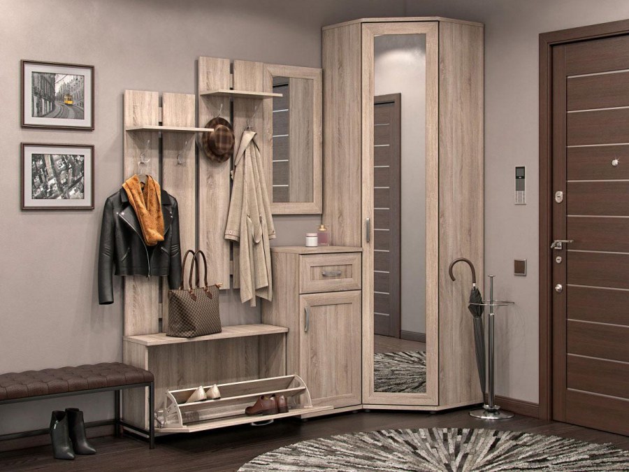 Прихожая Гарун дуб сонома