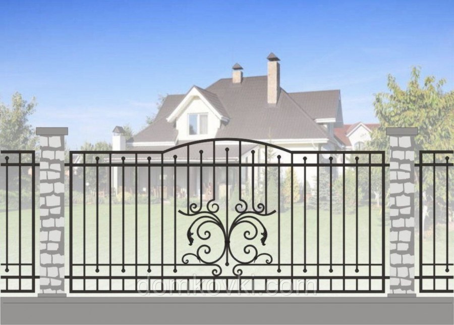 Кованый забор