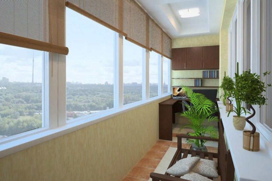 Красивый шкаф на балкон