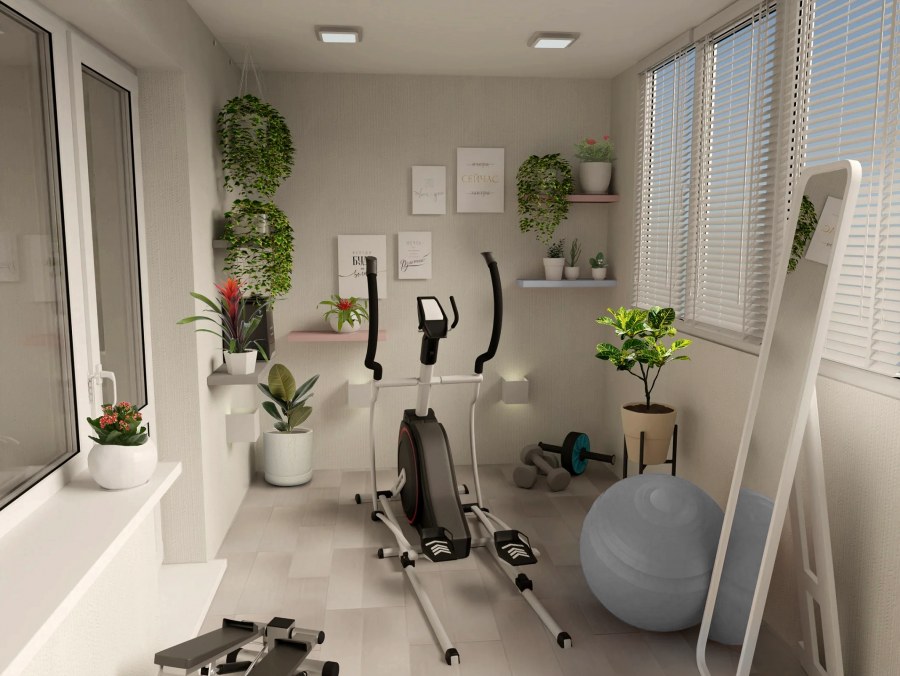 Тренажер на балконе