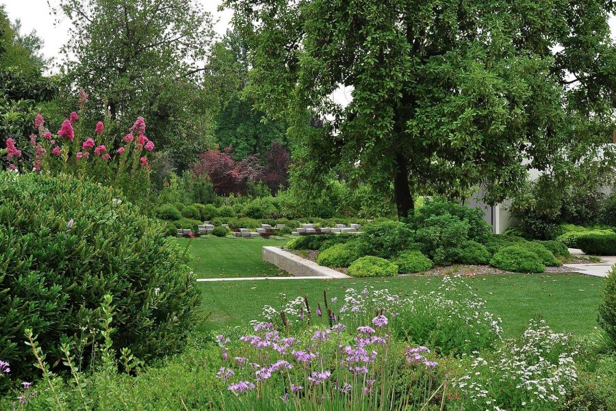 Геометрические сады на картинах