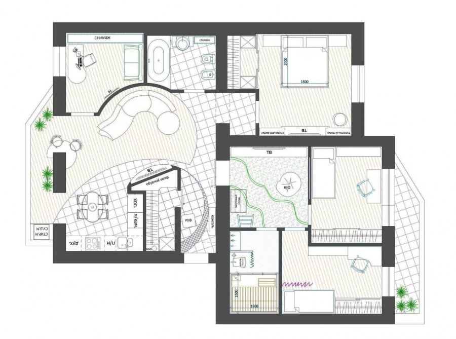 Планировка квартиры план