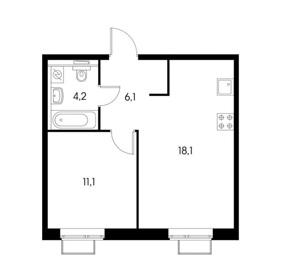 Планировки пик 2 комнатные