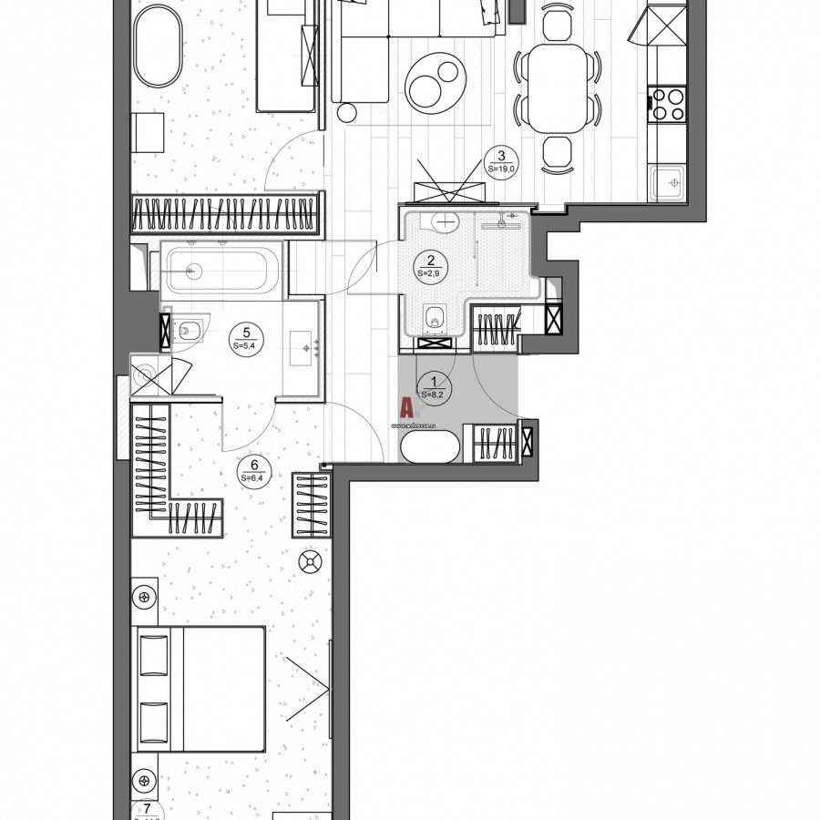 Планировка 70 кв квартиры