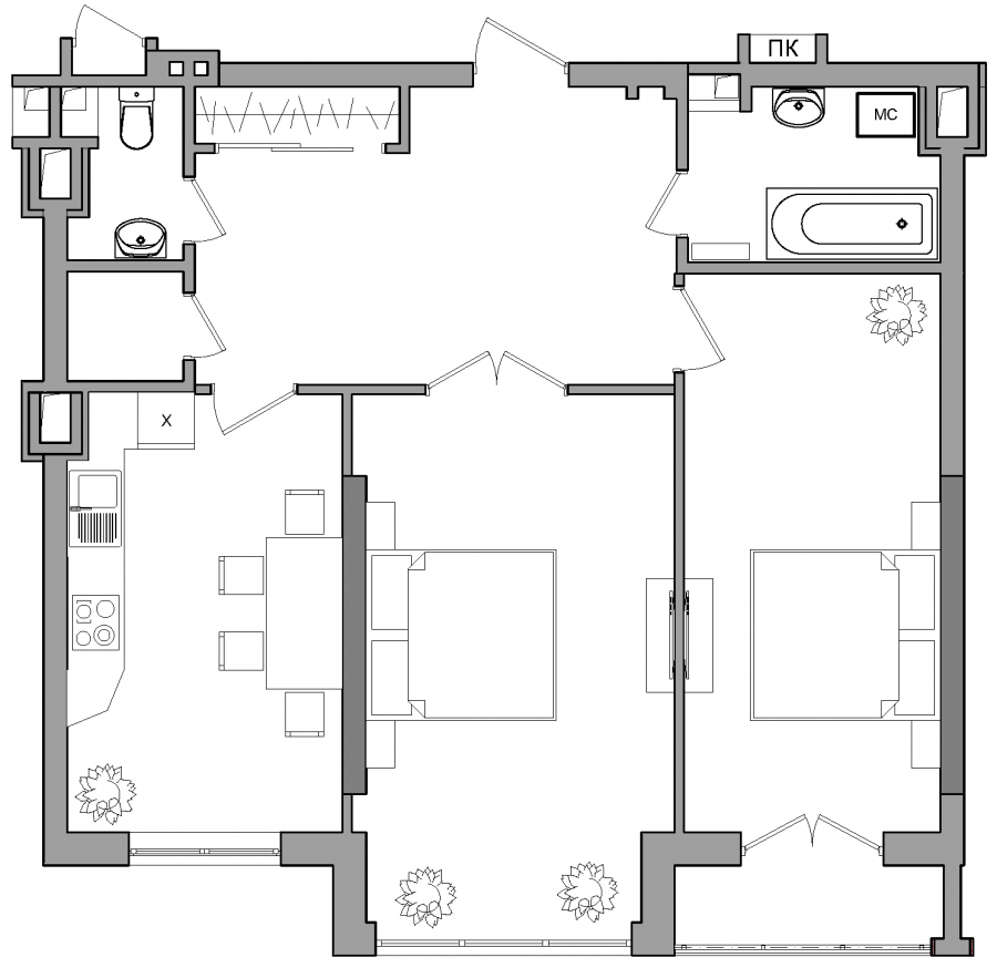 Планировка квартиры
