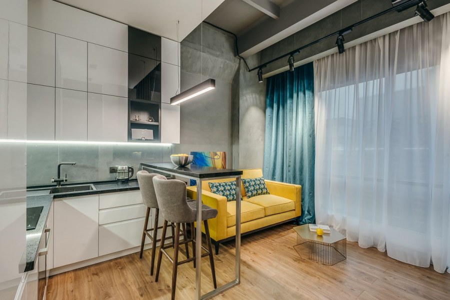 Диван на кухню в стиле лофт