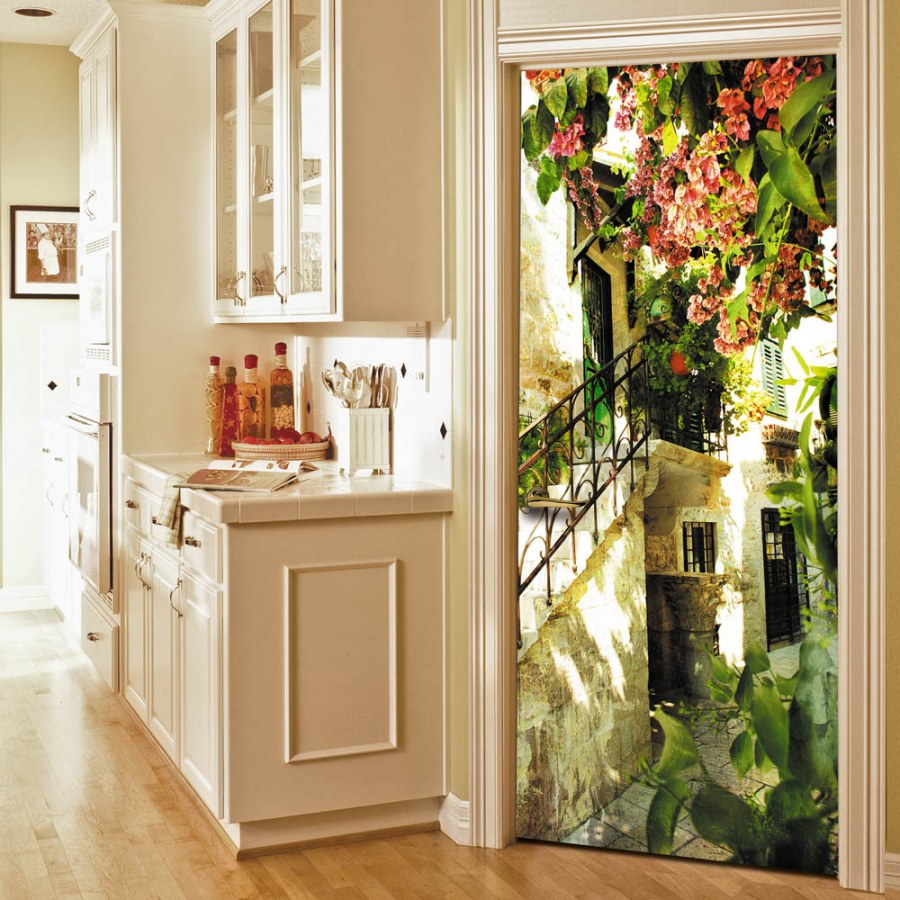 Фотопанно в интерьере кухни