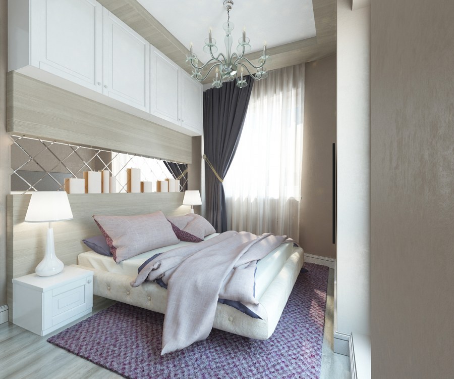 Спальня Фьюжн белый глянец венге линум