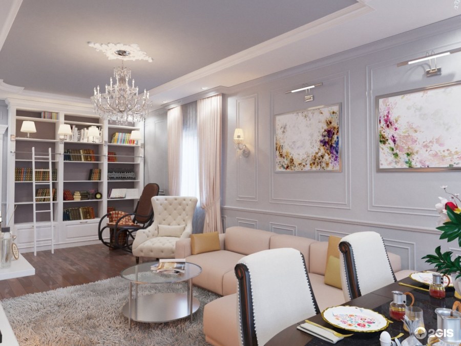 Квартира в пастельных тонах