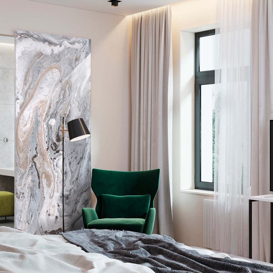 Гибкий мрамор cloudy Grey