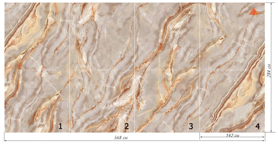 Гибкий мрамор Альба