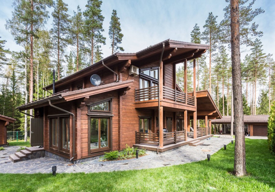 Дом из клееного бруса Саарланд