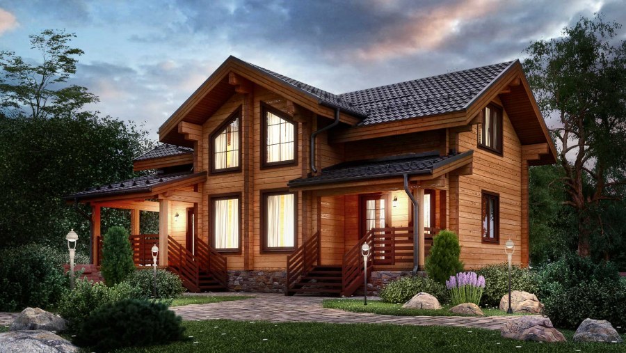 Дом Онтарио деревянный