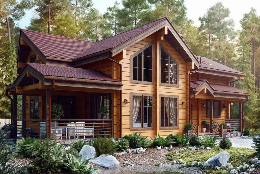 Шале пост энд Бим