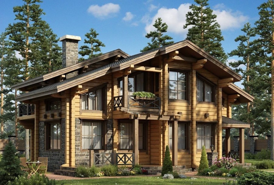 Тимбер фрейм из лиственницы