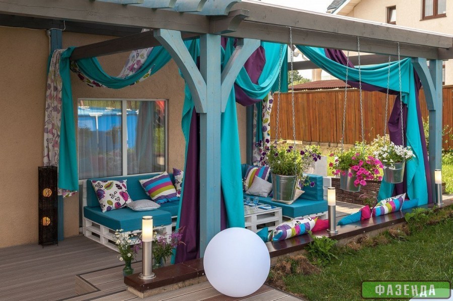Декор беседки