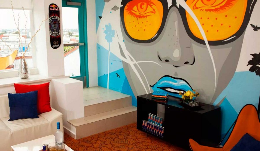 Роспись стен в стиле поп-арт