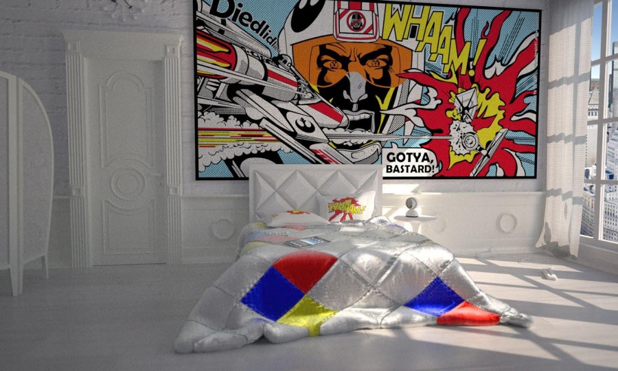 Интерьер в стиле комиксов