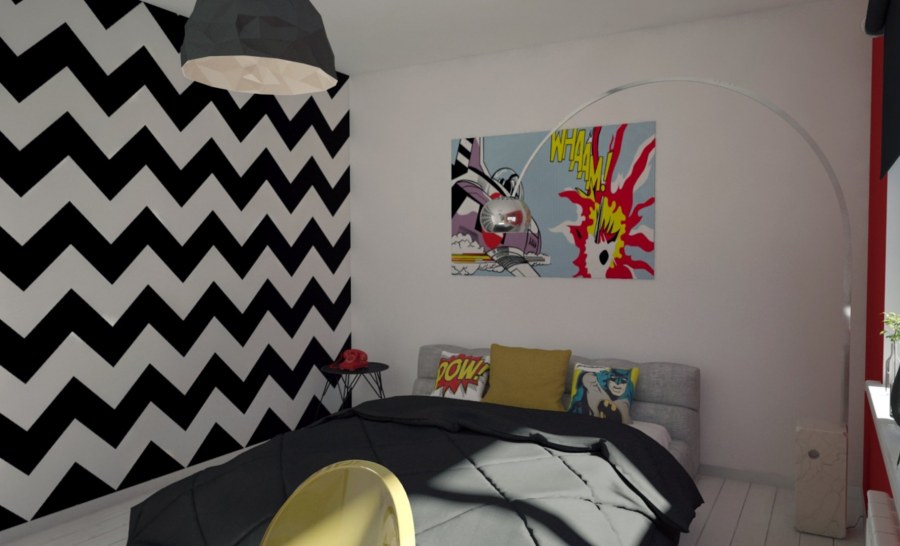 Поп арт комната подростка