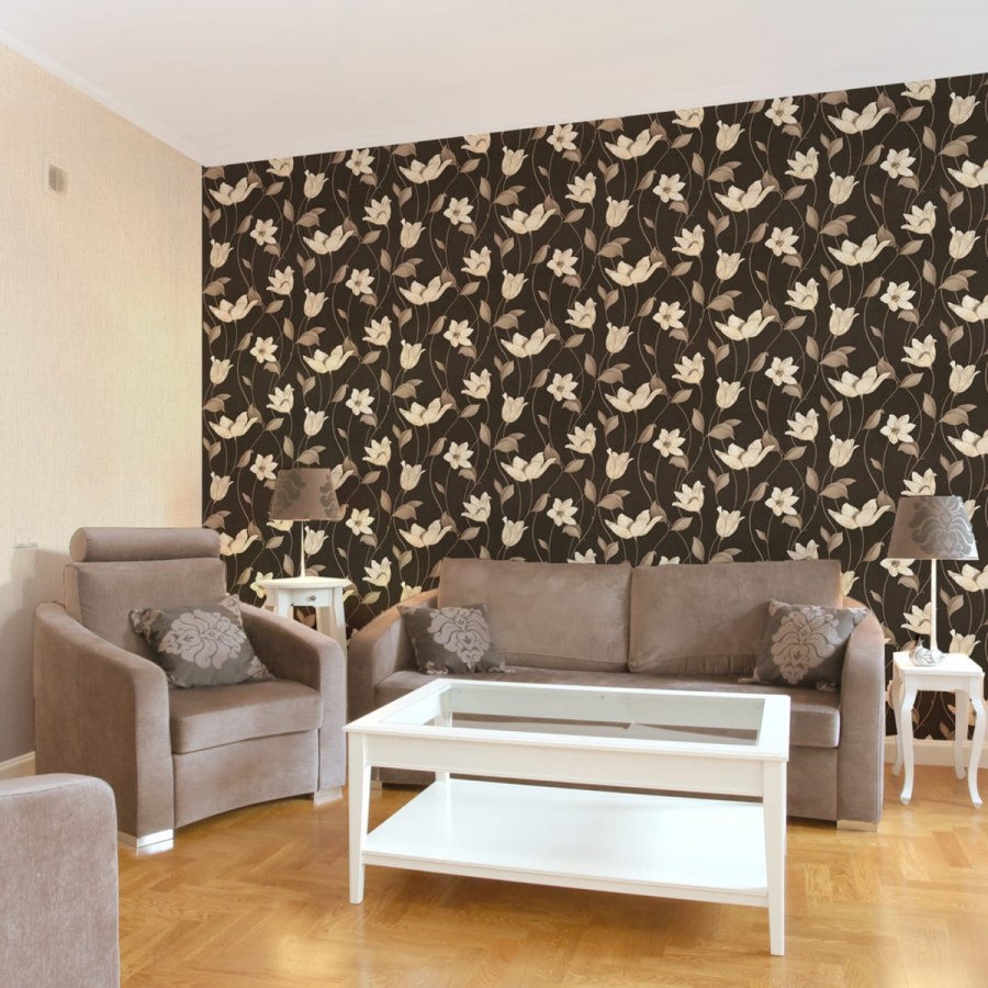 4055-5 Лотос гор тисн 1,06*10м бел-сер