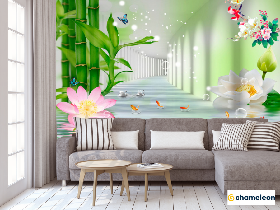 Лотос в интерьере