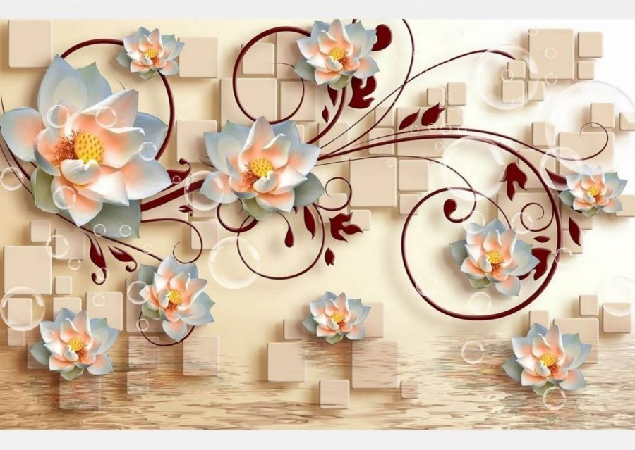 Фотообои 3д стена