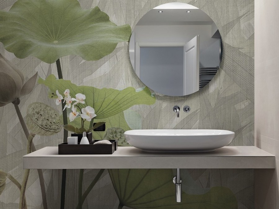 Зеркало Лотос на обои