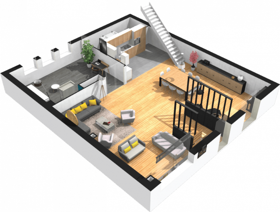 Дизайнерская планировка помещения