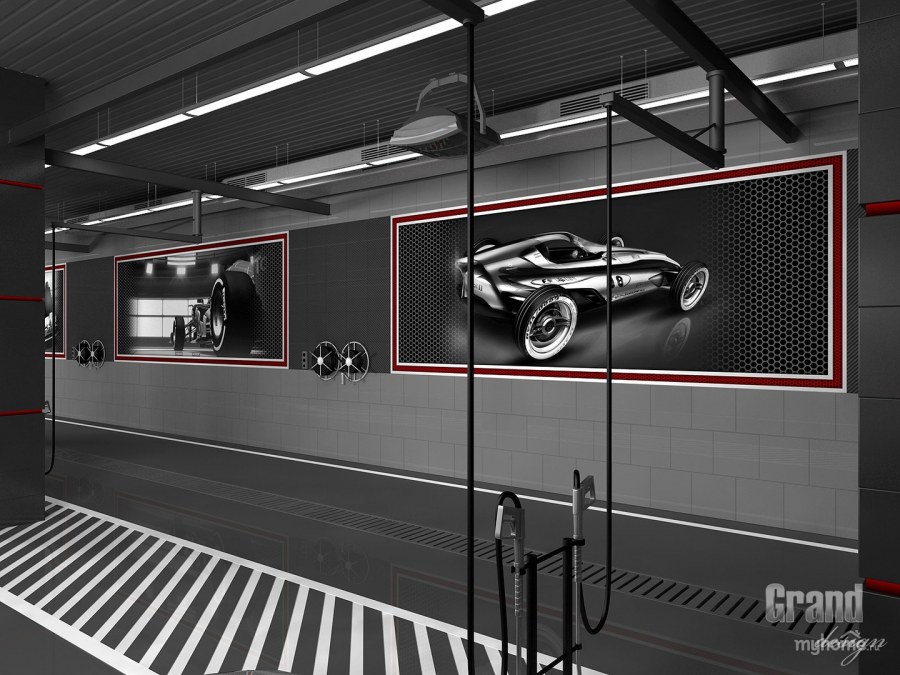 Интерьер автомойки