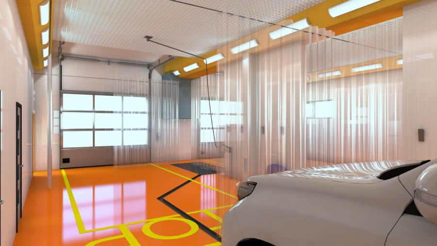 Интерьер автомойки