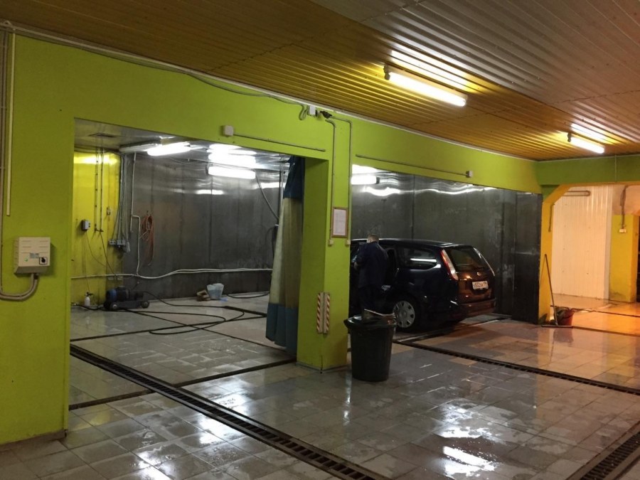 Отделка помещения мойки автомашин