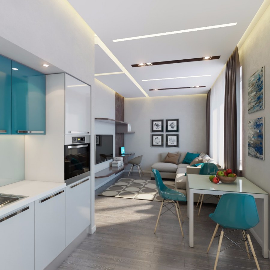 Дизайн проект квартиры 1+