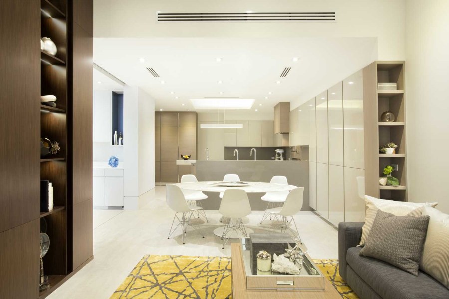 Керамогранит на кухню-студию